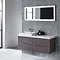 Tavistock Array 1200mm Twin Double Drawer Units & Basin - Dark Java Profile Large Image