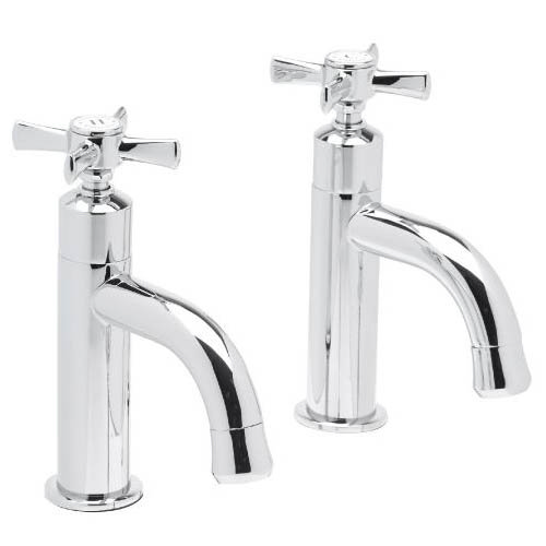 Tavistock Cheltenham Basin Pillar Taps (Pair) - TCM70 Large Image