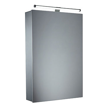 Tavistock Conduct Single Door Mirror Cabinet with LED Light Profile Large Image