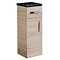 Tavistock Courier 300mm Freestanding Storage Unit - Oregon Oak Large Image