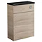 Tavistock Courier 600mm Back to Wall Unit - Oregon Oak Large Image