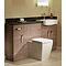 Tavistock Courier 600mm Semi-Countertop Unit & Basin - Montana Gloss Feature Large Image