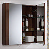 Tavistock Detail Double Door Mirror Cabinet - Walnut Profile Large Image