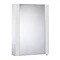 Tavistock Detail Single Door Mirror Cabinet - Gloss White Large Image
