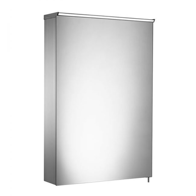Tavistock Dynamic Single Door Mirror Cabinet with LED Light Large Image