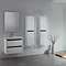 Tavistock Equate 330mm Storage Unit - Gloss White/Grey Oak Feature Large Image