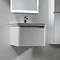 Tavistock Equate 600mm Wall Mounted Unit & Basin - Gloss White Profile Large Image