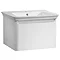 Tavistock Equate 600mm Wall Mounted Unit & Basin - Gloss White Large Image