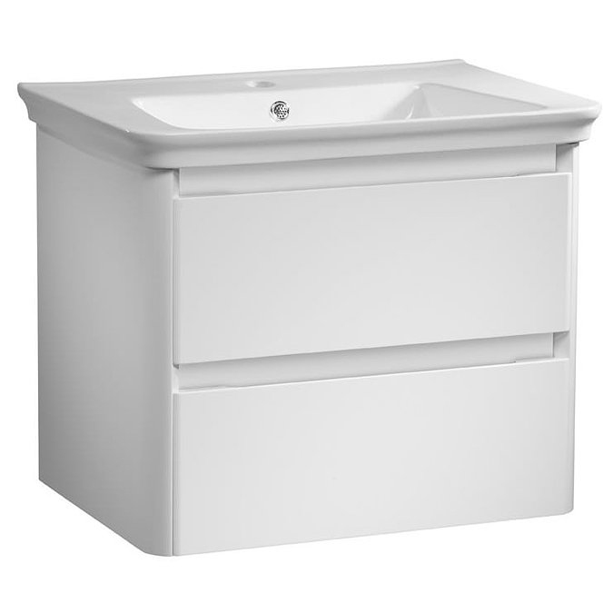 Tavistock Equate 700mm Wall Mounted Unit & Basin - Gloss White Large Image