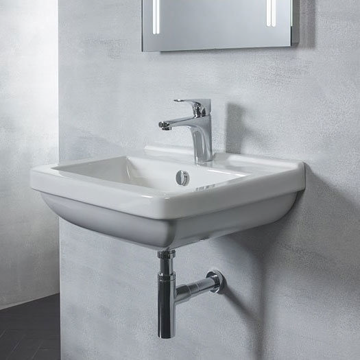 Tavistock Ion 560mm Ceramic Basin & Bottle Trap Feature Large Image