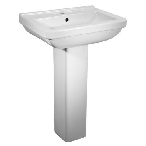 Tavistock Ion 560mm Ceramic Basin & Pedestal Large Image