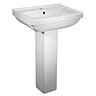 Tavistock Ion 560mm Ceramic Basin & Pedestal Large Image