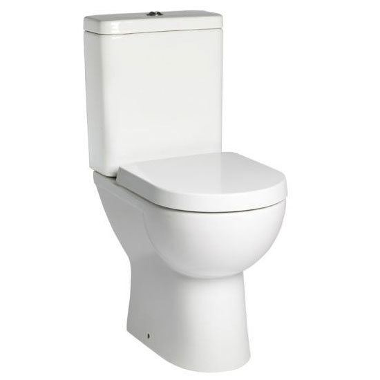 Tavistock Ion Comfort Height Close Coupled WC & Soft Close Seat Large Image