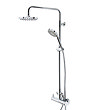 Tavistock Kinetic Thermostatic Diverter Bar Valve with Shower Head System Large Image