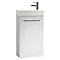 Tavistock Kobe 450mm Freestanding Unit & Basin - Gloss White Large Image