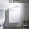Tavistock Kobe 450mm Wall Mounted Unit & Basin - Gloss White Profile Large Image