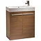 Tavistock Kobe 700mm Freestanding Unit & Basin - Walnut Large Image