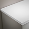 Tavistock Lansdown 1200mm Curved Vanity Unit with Arctic White Single Basin Worktop - Linen White