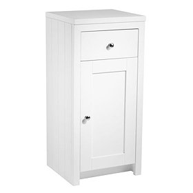 Tavistock Lansdown 400mm Freestanding Storage Unit - Linen White Large Image