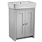 Tavistock Lansdown 550mm Freestanding Unit with Basin - Pebble Grey Large Image