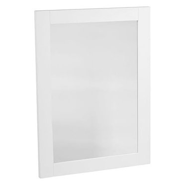 Tavistock Lansdown 570mm Wooden Framed Mirror - Linen White Profile Large Image