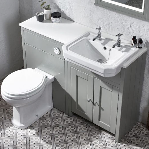 Tavistock - Lansdown 600 Semi-Countertop Unit - Linen White - LAN6SCT.LW Profile Large Image