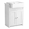 Tavistock - Lansdown 600 Semi-Countertop Unit - Linen White - LAN6SCT.LW Large Image