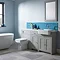 Tavistock Lansdown 700mm Freestanding Unit with Basin - Pebble Grey  Feature Large Image