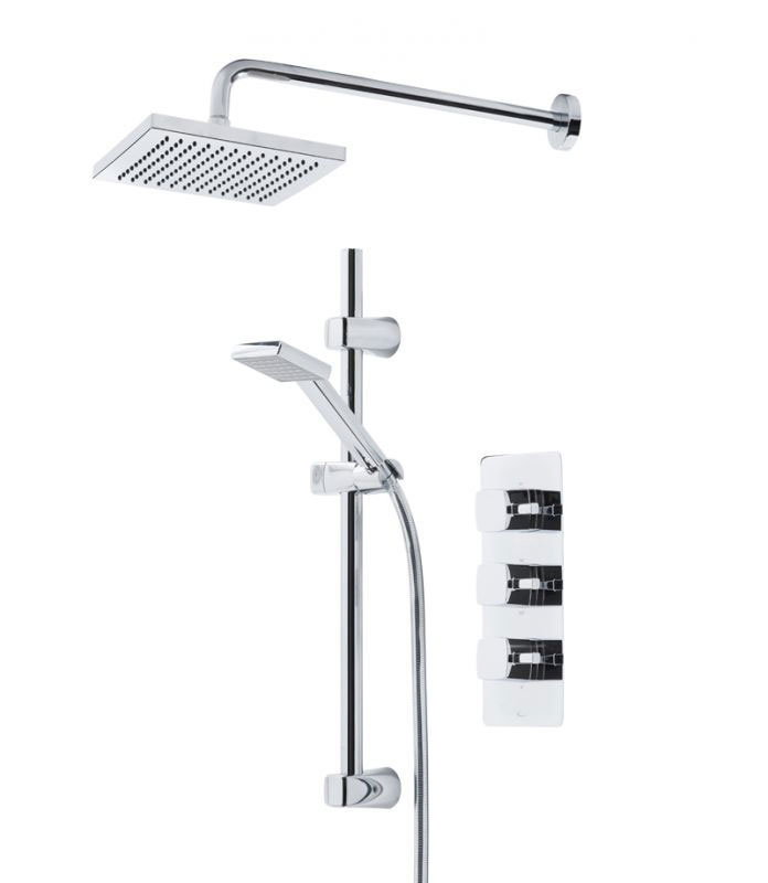 Tavistock Logic Thermostatic Concealed Dual Function Diverter Valve Shower System Large Image