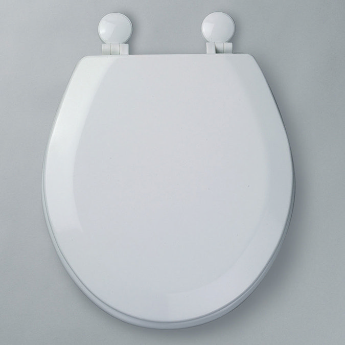 Tavistock Meridian Gloss White Moulded Wood Toilet Seat Profile Large Image