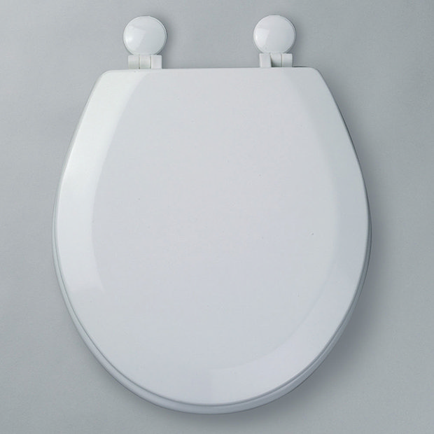 Tavistock Meridian Gloss White Moulded Wood Toilet Seat Online Now