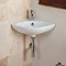 Tavistock Micra 375mm Corner Ceramic Basin & Bottle Trap Feature Large Image