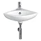 Tavistock Micra 375mm Corner Ceramic Basin & Bottle Trap Large Image