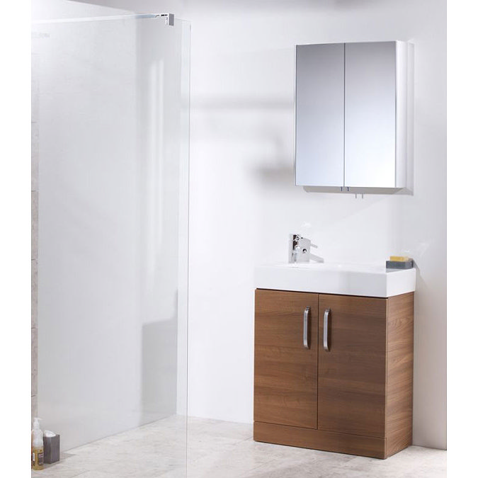 Tavistock Move Double Door Mirror Cabinet In Bathroom Large Image