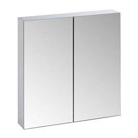 Tavistock Observe Double Door Mirror Cabinet - Gloss White Medium Image