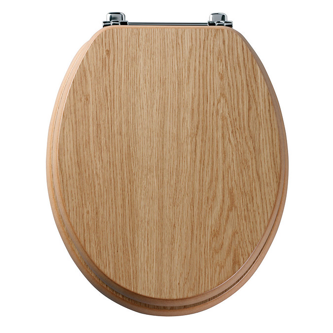 Tavistock Premier Toilet Seat with Chrome Bar Hinge - Various Colour Options Large Image