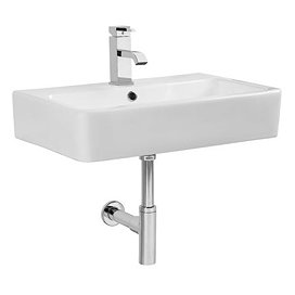 Tavistock Q60 575mm Ceramic Basin & Bottle Trap Large Image