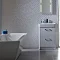 Tavistock Q60 575mm Freestanding Unit & Basin - Gloss White Feature Large Image