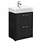 Tavistock Q60 575mm Freestanding Unit & Basin - Graphite Large Image