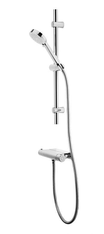 Tavistock Quantum Thermostatic Bar Valve Shower System with Accessory Shelf Large Image