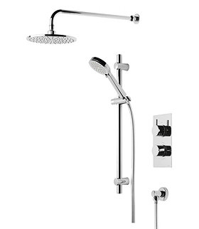 Tavistock Quantum Thermostatic Concealed Dual Function Diverter Valve Shower System Large Image