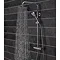 Tavistock Quantum Thermostatic Diverter Bar Valve with Shower Head & Accessory Shelf Profile Large I