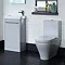 Tavistock Sequence 450mm Freestanding Unit with Basin - Gloss Light Grey  Profile Large Image