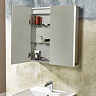 Tavistock Sleek Double Door Cabinet with LED Lighting  Feature Large Image