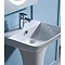 Tavistock Structure 550mm Ceramic Basin & Pedestal Profile Large Image