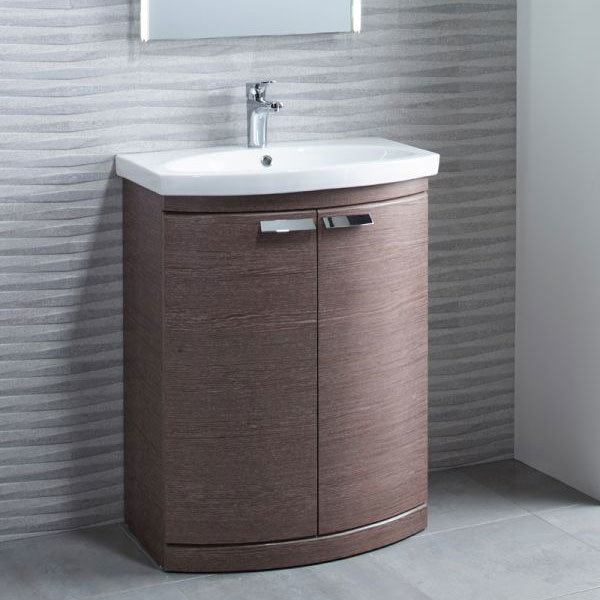 Tavistock Tempo 650mm Freestanding Unit & Basin - Dark Java Profile Large Image