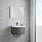 Tavistock Tempo 650mm Wall Mounted Unit & Basin - Dark Java Profile Large Image