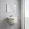 Tavistock Tempo 650mm Wall Mounted Unit & Basin - Light Java Profile Large Image