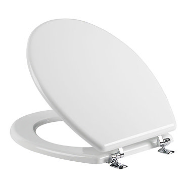 Tavistock Topaz Gloss White Moulded Wood Toilet Seat Profile Large Image
