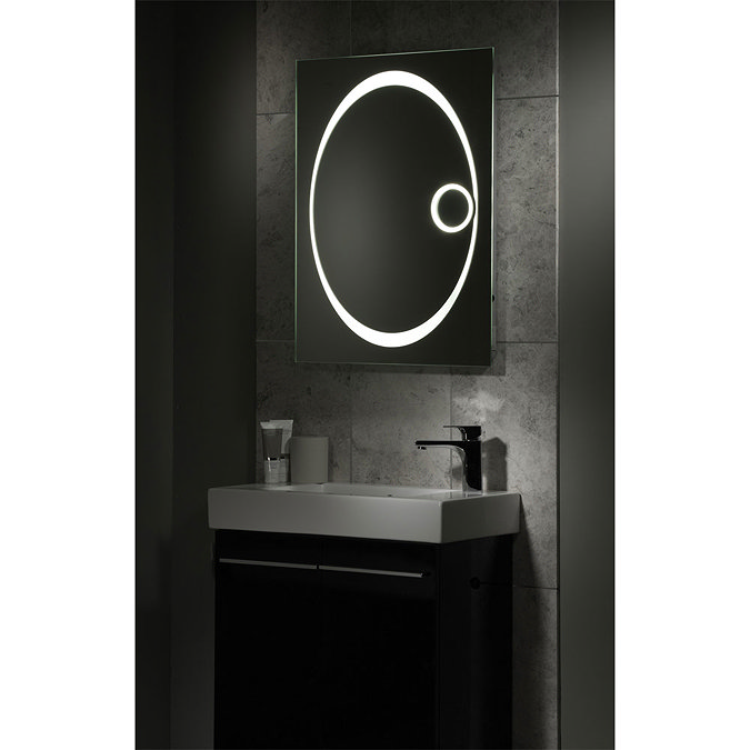 Tavistock Vapour Fluorescent Illuminated Mirror In Bathroom Large Image
